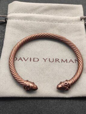 David Yurman 925 Silver Bracelets with Original Pouch